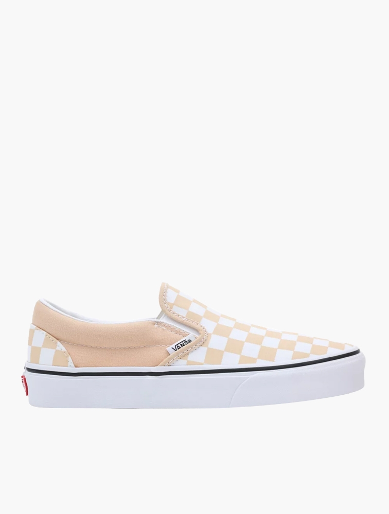 Frappe white hot sale checkered vans